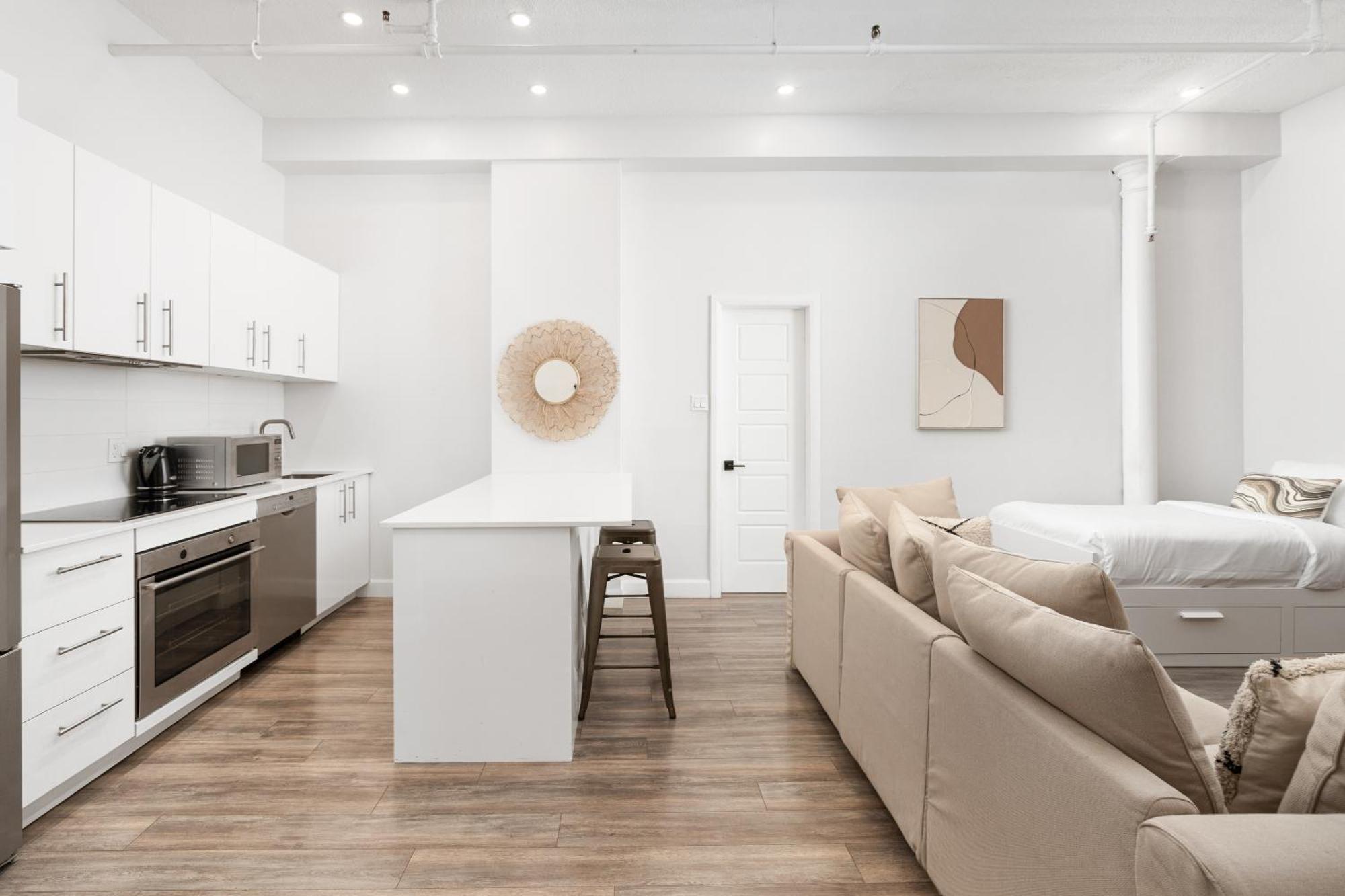 דירות Boutique Lofts Notre Dame - Vieux מונטריאול חדר תמונה